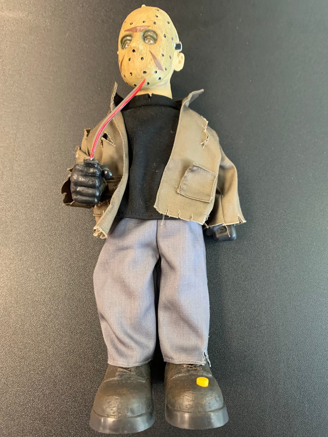 GEMMY HOUSE OF HORROR FRIDAY THE 13th JASON VORHEES 14” TALKING FIGURE