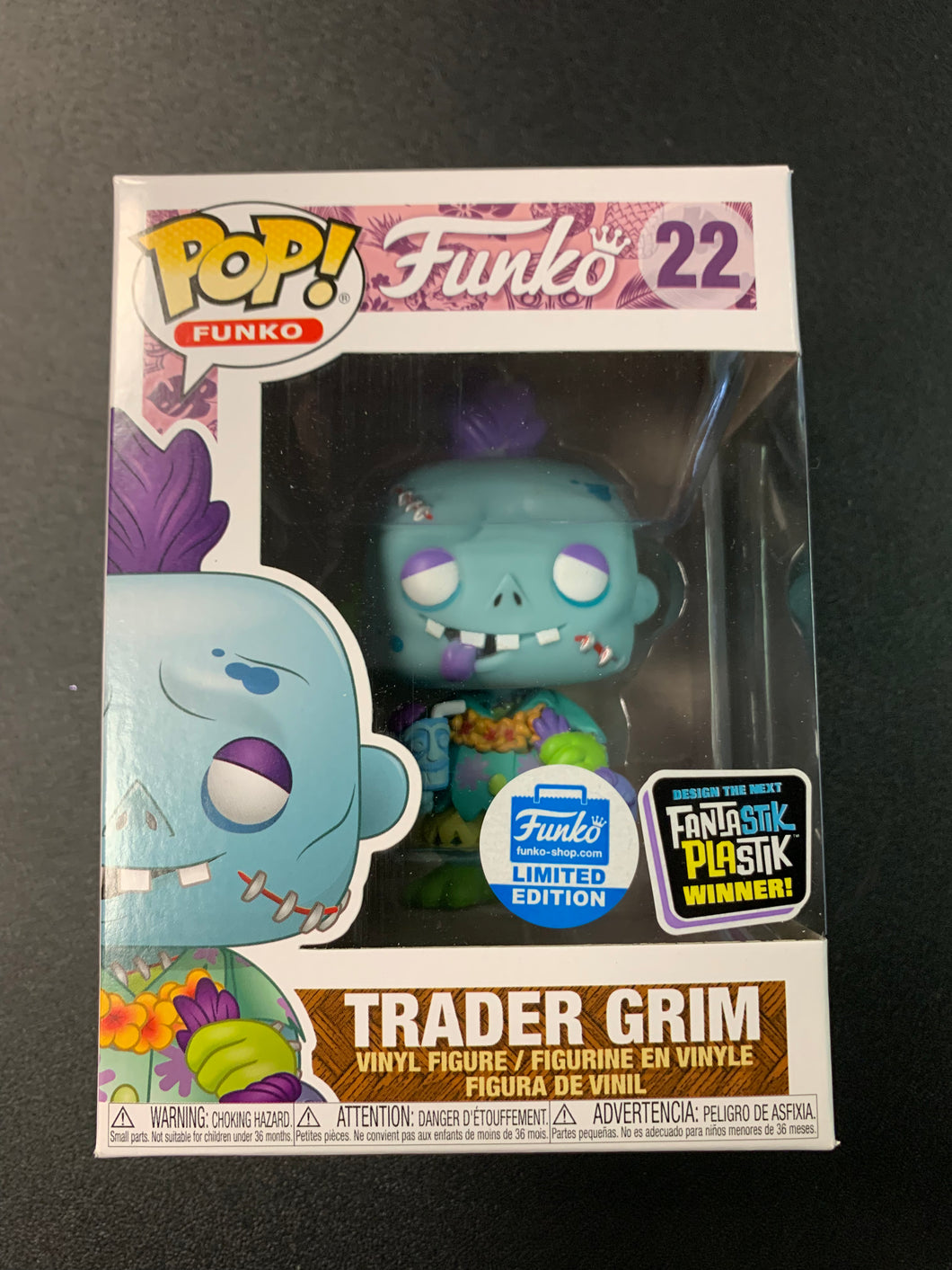 FUNKO POP TRADER GRIM LIMITED EDITION 22