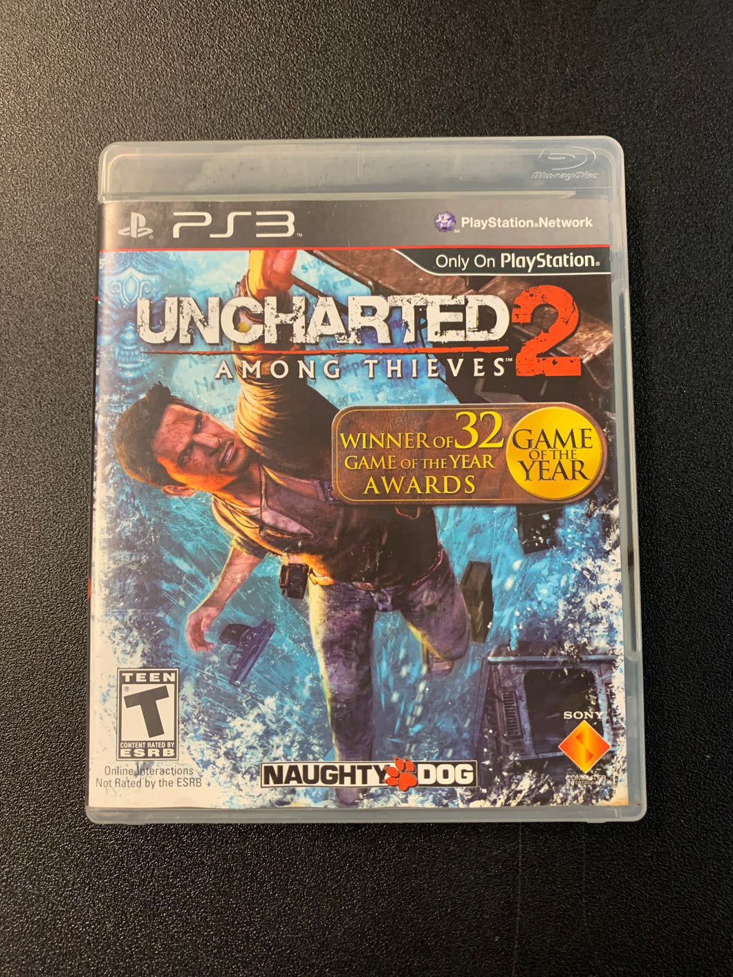 PLAYSTATION 3 PS3 UNCHARTED 2 AMONG THIEVES  PREOWNED TESTED WORKS NO MANUAL