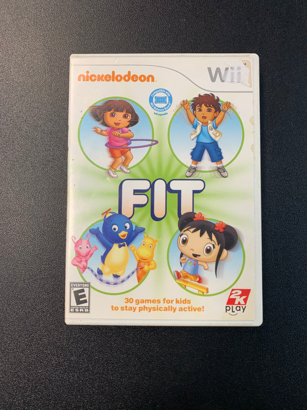 WII NICKELODEON FIT GAME PREOWNED TESTED WORKS