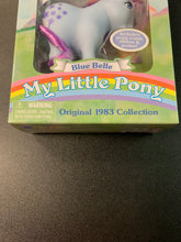 Load image into Gallery viewer, HASBRO MY LITTLE PONY 35th ANNIVERSARY BLUE BELLE ORIGINAL 1983 COLLECTION

