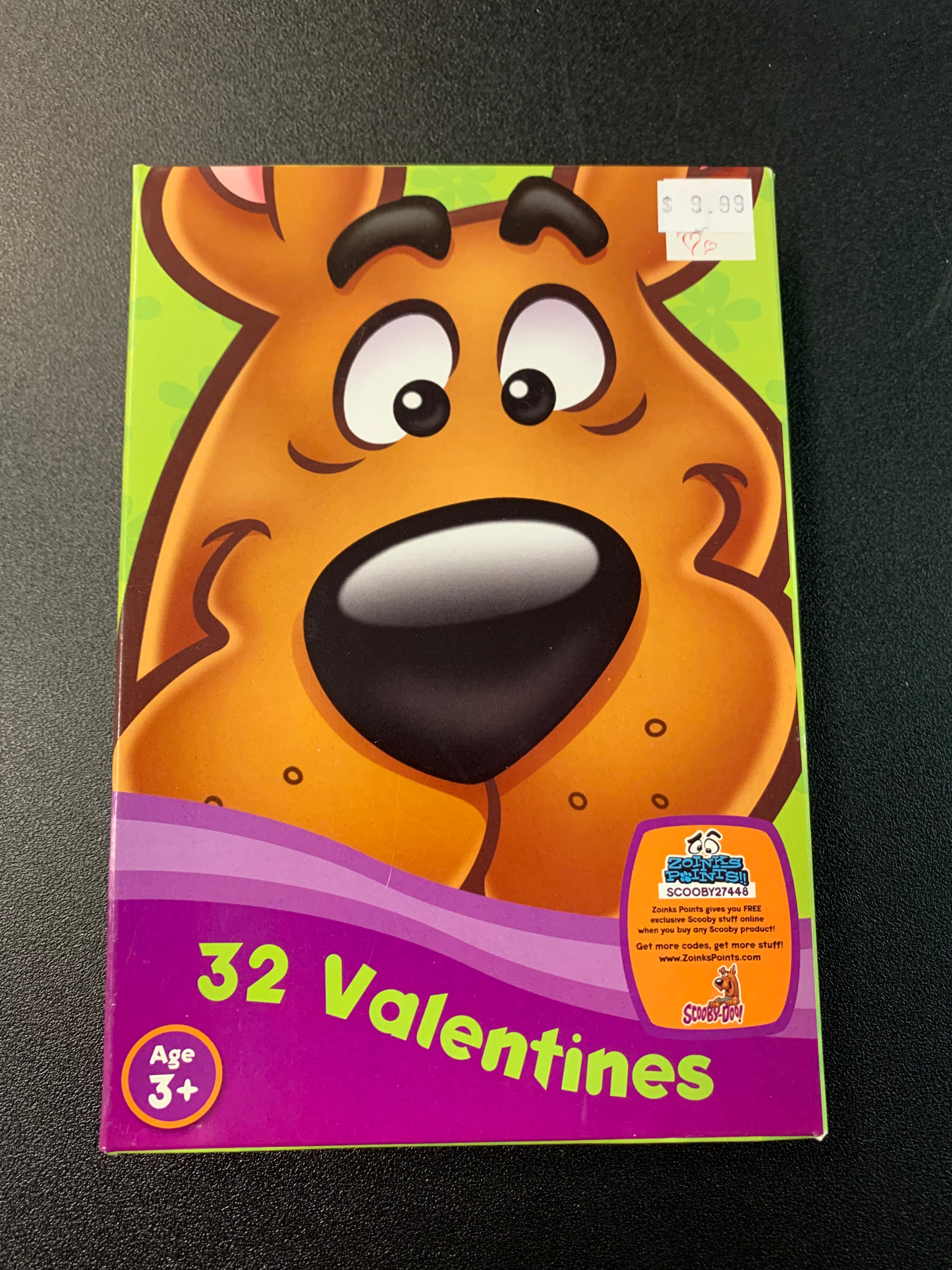 PAPER MAGIC GROUP SCOOBY-DOO 32 VALENTINES 8 DIFFERENT DESIGNS ...