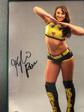 Load image into Gallery viewer, AEW KYLIE RAE AUTOGRAPHED FRAMED 8x10 PRO WRESTLING TEES COA
