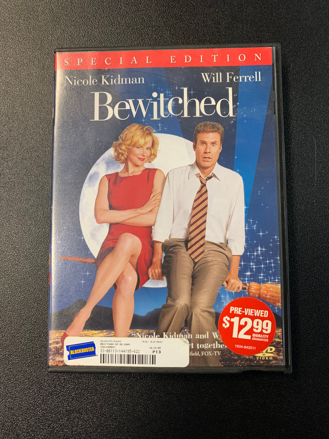 BEWITCHED WILL FERELL NICOLE KIDMAN SPECIAL EDITION DVD PREOWNED