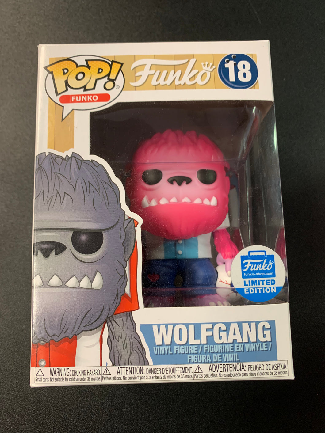 FUNKO POP WOLFGANG LIMITED EDITION 18