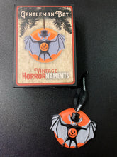 Load image into Gallery viewer, HORRORNAMENTS VINTAGE GENTLEMAN BAT FLATBACK COLLECTIBLE ORNAMENT
