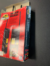 Load image into Gallery viewer, KID DIMENSIONS JURASSIC PARK WALKIE-TALKIES WITH ORIGINAL BOX WORKING
