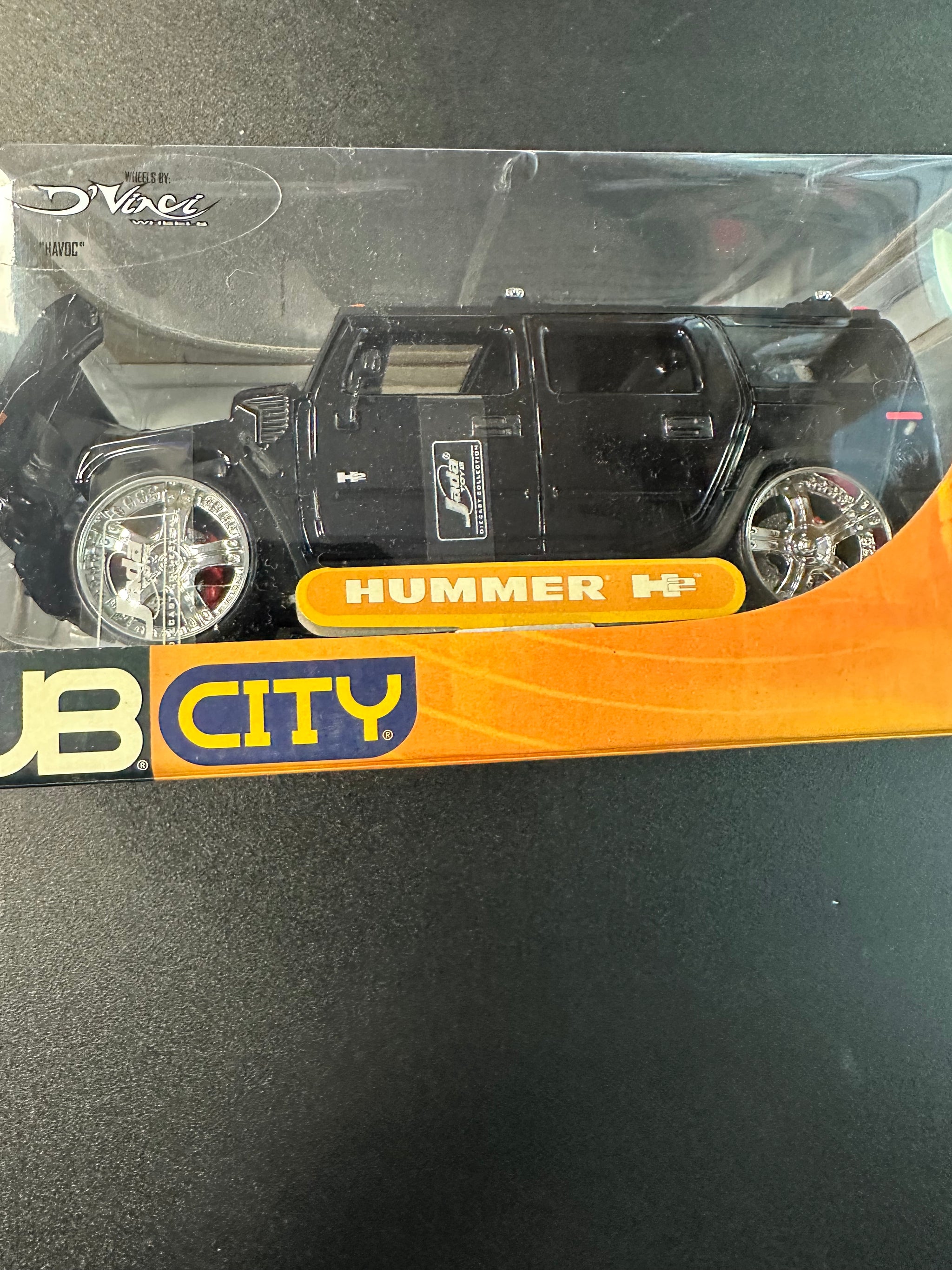 JADA TOYS DUB CITY BLACK HUMMER H2 1:24 SCALE NEW IN BOX JADA TOYS DUB CITY BLACK HUMMER H2 1:24 SCALE NEW IN BOX