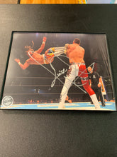 Load image into Gallery viewer, JUICE ROBINSON AUTOGRAPHED FRAMED 8x10 PRO WRESTLING TEES COA
