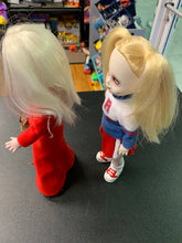 Load image into Gallery viewer, LDD LIVING DEAD DOLL HOUSE OF 1000 CORPSES OTIS AND CHEERLEADER CINDY SET OF 2 LOOSE FIGURES NO BOX

