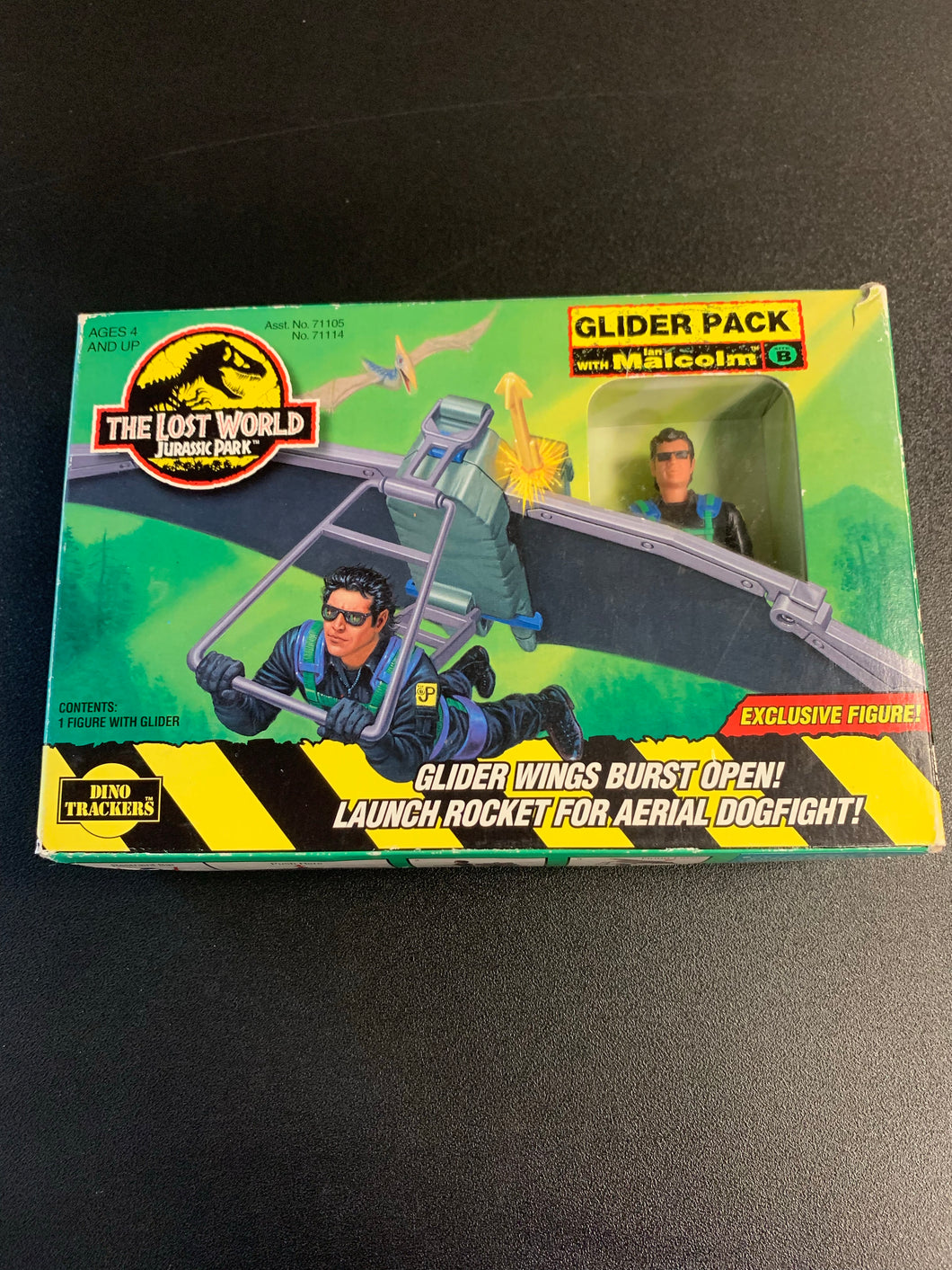 JURASSIC PARK THE LOST WORLD GLIDER PACK WITH IAN MALCOLM