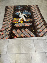 Load image into Gallery viewer, VINTAGE SATURDAY NIGHT FEVER JOHN TRAVOLTA BED COVER FABRIC BEDDING PREOWNED
