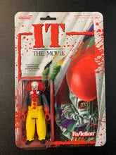 Load image into Gallery viewer, SUPER7 REACTION IT MOVIE  BLOOD SPLATTER MONSTER PENNYWISE
